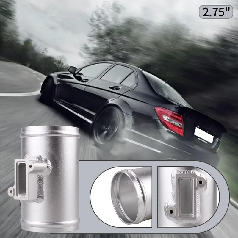 BARTOO Air Flow Meter Base MAF Sensor Mount Fit for Nissan Honda Civic Ford MAF Air Intake Meter Adapter (2.75", 1) - Image 2